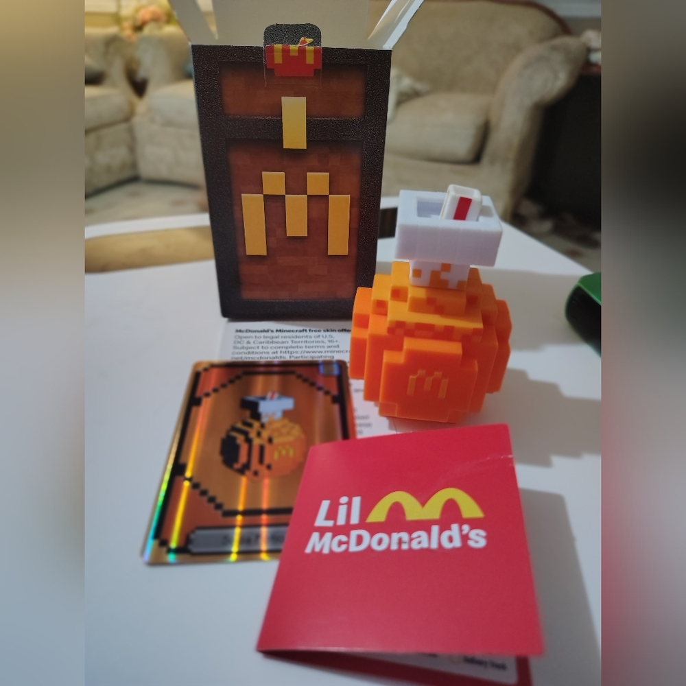 Unused Code Minecraft Movie McDonald's Toy